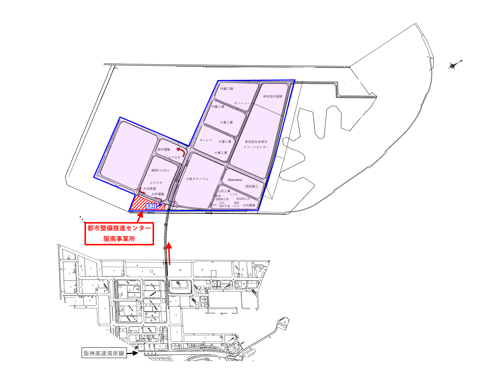 2区内ルート図